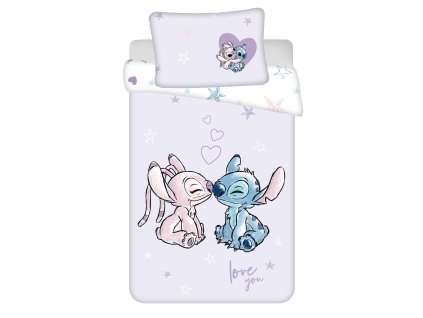 Povlečení do postýlky Lilo and Stitch Purple baby (Varianta Povlečení do postýlky Lilo and Stitch Purple baby 100x135, 40x60 cm)