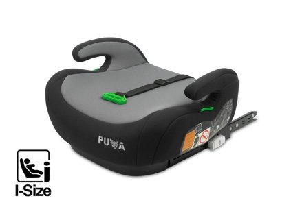 Podsedák do auta, isofix I-SIZE Puma - černý
