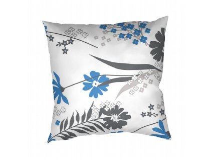 Povlak na polštář krep Agáta denim na bílém (Varianta Povlak na polštář krep Agáta denim na bílém 40x40 cm)