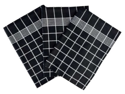 6081 3 kuchynske uterky 3ks pozitiv cerna bila dadka vracov