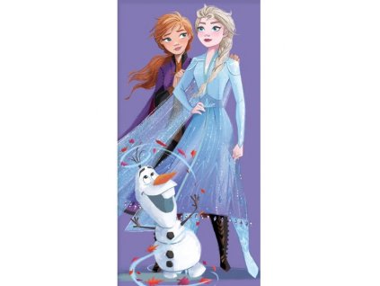 Osuška Ledové Království Elsa Anna a Olaf (Varianta Osuška Ledové Království Elsa Anna a Olaf 70x140 cm)