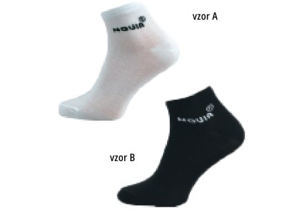 Dámské kotníkové ponožky NOVIA (Velikost 24-25 ( 37-38 ), Barava černá)