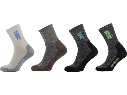 Ponožky NOVIA | thermo bambusové "BAMBOO" 1246 (Velikost 24-25 ( 37-38 ), Barava modrá)