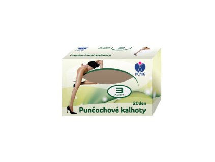 Dámské punčochové kalhoty NOVIA | multipack - 3 páry v krabičce N03 (Velikost 158/100, Barava černá)