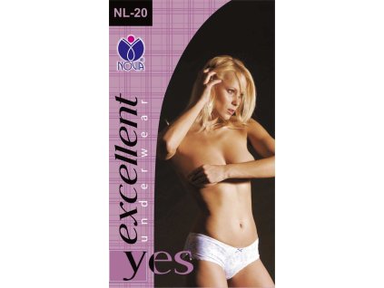 Dámské kalhotky NOVIA | bokové Velikost: XL, Barva: modrá