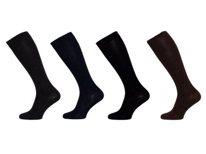 Pánská podkolenka NOVIA | Lycra hladká 1270 (Velikost 39-42, Barava modrá)