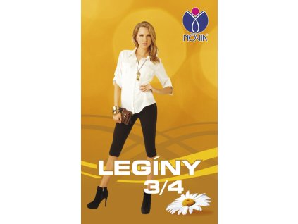Legíny NOVIA | 3/4 délky L02 Velikost: XL (Velikost XL)