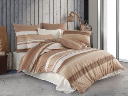 Krepový povlak na polštář Orin beige (Rozměr 45x60)