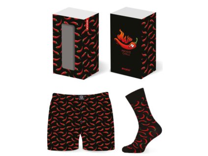 Pánský dárkový set CHILLI - ponožky a trenky (Velikost L)