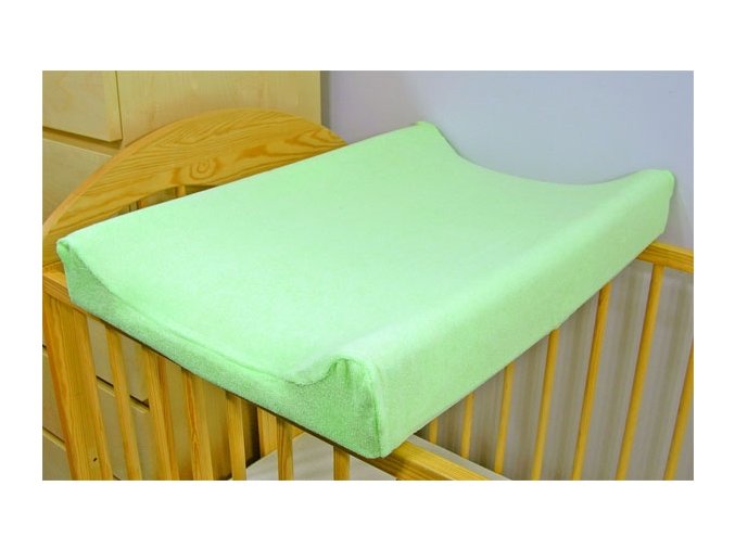 Baby Nellys Jersey potah na přebalovací podložku, 60cm x 80cm - zelený