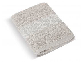 Froté ručník Mozaika 50x100cm 550g béžová