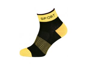 Kotníkové ponožky 5086 SPORT ŽLUTÁ