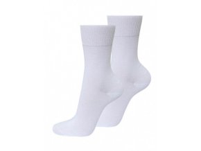 Ponožky BIO STŘÍBRO bílé