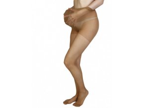 Těhotenské punčochové kalhoty MAMINA 1003 opálená
