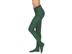 Neprůhledné punčochové kalhoty MAGDA 21 zelené
