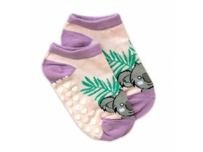 Dětské ponožky s ABS Koala – sv. růžové