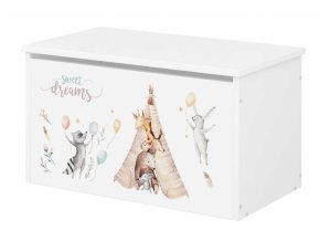 Box na hračky s motivem Sweet Dreams