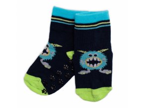 Dětské ponožky s ABS Příšerky - granát