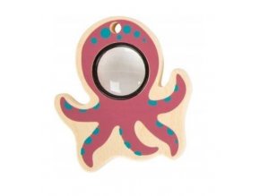 Legler Dětská dřevěná lupa Chobotnice - lila