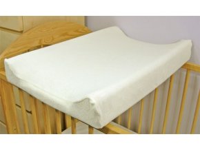 Baby Nellys Froté potah na přebalovací podložku, 70cm x 50cm - ecru