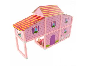 Euro Baby Růžový domek pro panenky