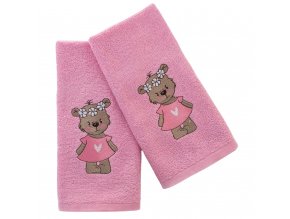 Dětský ručník LILI růžový
