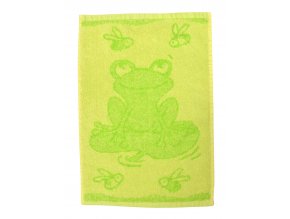 Dětský ručník Frog green 30x50 cm