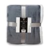 163738 128691 home elements mikroflanelova deka s berankem 150 x 200 cm seda
