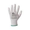 Rukavice CXS BRITA WHITE, máčené v polyuretanu (velikost 11)