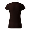 Tričko dámské Basic 134- kávová (Velikost XS)