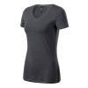 Tričko dámské Action V-neck 701- light anthracite (Velikost S)
