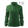 Fleece dámský Jacket 504- lahvově zelená 06 (brand label) (Velikost XS)
