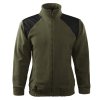 Fleece unisex Jacket Hi-Q 506- military (Velikost S)