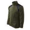 Fleece unisex Jacket Hi-Q 506- military (Velikost S)
