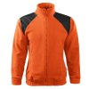 Fleece unisex Jacket Hi-Q 506- oranžová 11 (brand label) (Velikost S)