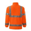 Fleece unisex HV Fleece Jacket 5V1- fluorescenční oranžová (Velikost M)