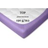 Jersey prostěradlo fialové (Rozměr 90x200x20 jednolůžko)