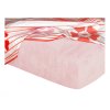 Froté prostěradlo pudrové (Rozměr 90x200x20 jednolůžko)