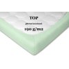 Jersey prostěradlo mentolové (Rozměr 90x200x20 jednolůžko)