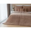 Matějovský povlečení Bavlněný mikroplyš PREMIUM HNĚDÝ Bavlněný mikroplyš (Materiál Bavlněný mikroplyš, Rozměr 1x povlak peřina 140/200 + 1x povlak na polštář 70/90)