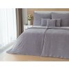 Matějovský povlečení Bavlněný mikroplyš PREMIUM STŘEDNĚ ŠEDÝ Bavlněný mikroplyš (Materiál Bavlněný mikroplyš, Rozměr 1x povlak peřina 140/200 + 1x povlak na polštář 70/90)