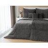 Povlečení Matějovský Bavlněný mikroplyš PREMIUM ANTRACITOVÝ (Materiál Bavlněný mikroplyš, Rozměr 1x povlak peřina 140/200 + 1x povlak na polštář 70/90)