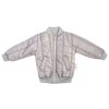 Baby Nellys Kojenecká prošívaná přechodová bunda, šedá (Velikost 80 (9-12m))