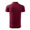 Polokošile pánská Single J. 202- garnet (Velikost S)