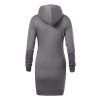 Šaty dámské Snap 419- ocelově šedá (Velikost M)