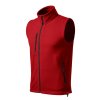 Fleece vesta unisex Exit 525- červená (Velikost XS)