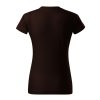 Tričko dámské Basic Free F34- kávová (Velikost XS)