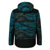 Zimní softshellová bunda pánská Vertex Camo W56- camouflage petrol (Velikost 3XL)