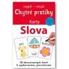 karty chytre prstiky slova