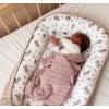 hnizdecko pro miminko premium flowers oboustranne pudrove ruzova
